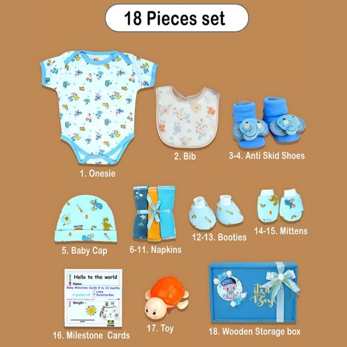 Blue Joy Newborn Hamper 0-12 Months