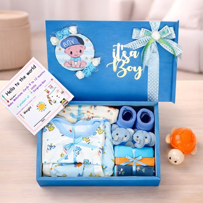Blue Joy Newborn Hamper 0-12 Months