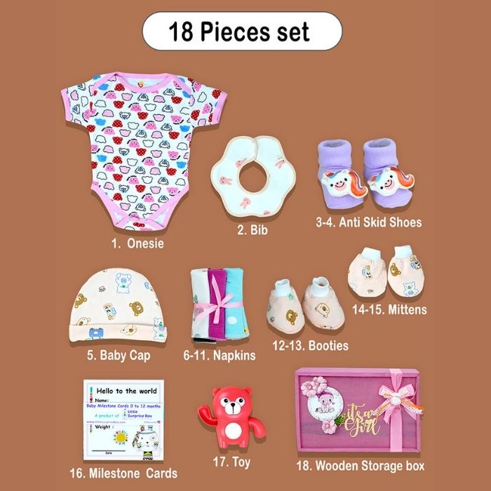 Pink Blush Newborn Hamper 0-12 Months