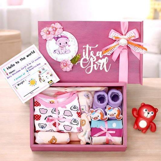 Pink Blush Newborn Hamper 0-12 Months