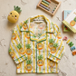 Pineapple Peekaboo Full Sleeves Nightsuit