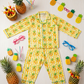 Pineapple Peekaboo Full Sleeves Nightsuit