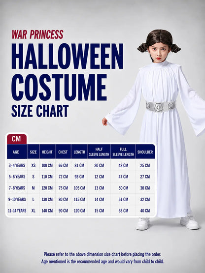 War Princess Theme kids' Halloween costume