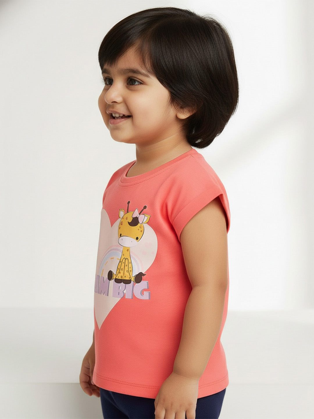 Easy Breezy Pure Cotton Comfort T-shirt in Pink