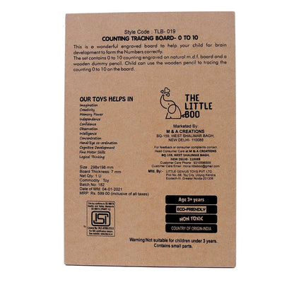 0 To 10 Tracing Board Tracing Board