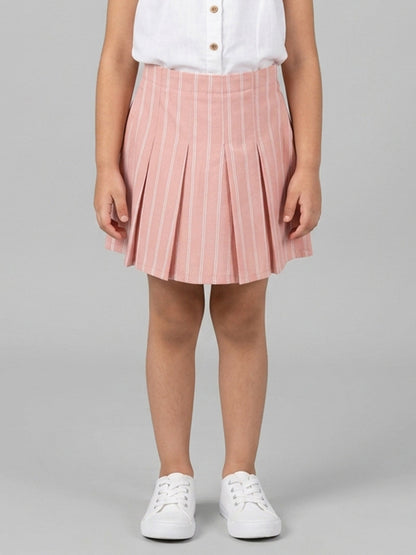 pink skirt girls summer fashion cute party wear cotton clothes 