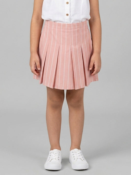 pink skirt girls summer fashion cute party wear cotton clothes 