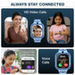 Sekyo Carepal Pro 4G Calling Smartwatch for Kids (Boys & Girls) | Video Call, GPS Tracker, SOS Emergency, Safe Zone Alert, Family Chat | SIM Support | App Control, Habit Coach, Math Games, Pedometer