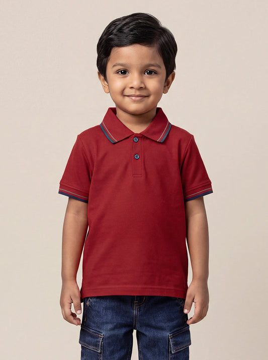 The Tennis Club Polo in Red