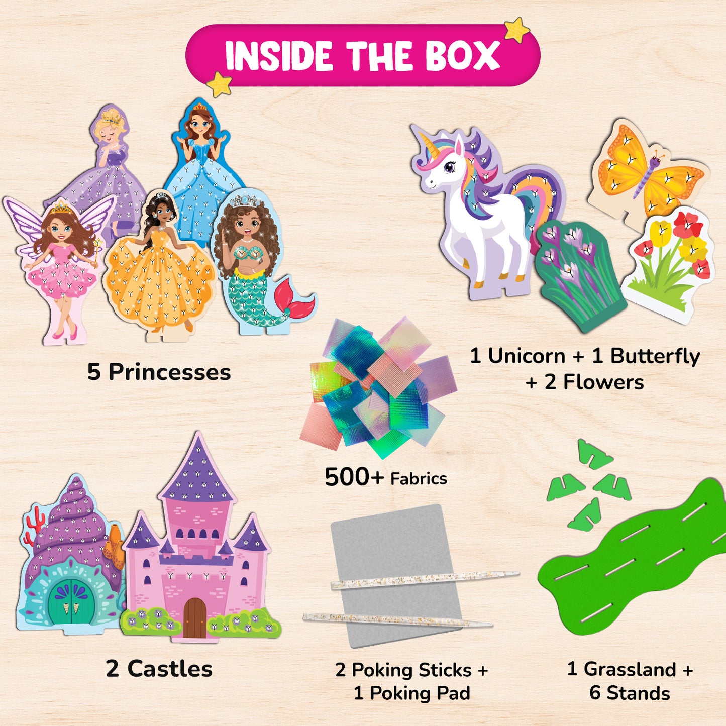 Smartivity POKE 'N' CREATE - Princess Wonderland STEM Toy for Kids 4+