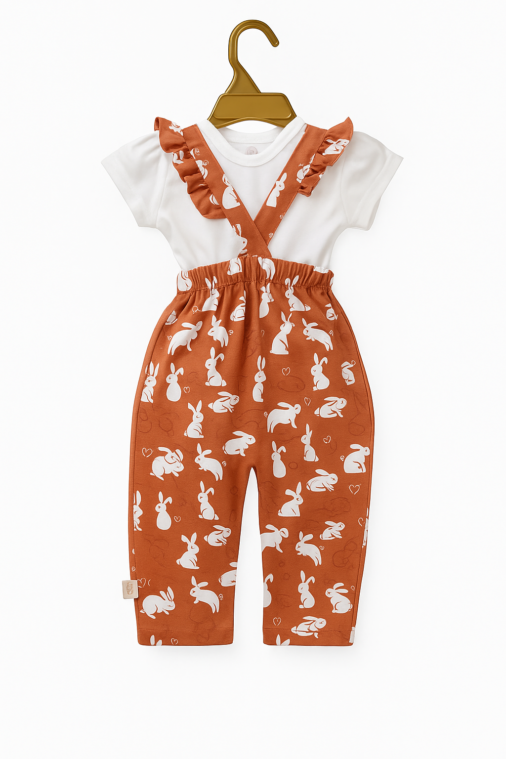 Bunny Hop Organic Ruffle Jumper Set