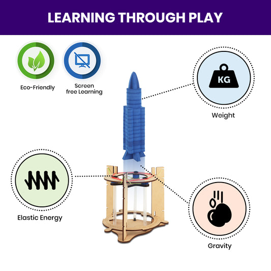Smartivity Blast Off Space Rocket STEM Toy for Kids 6+