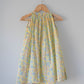 Kin dress in lemon butterfly