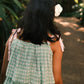 Wander co-ord Set in sage green rhombus