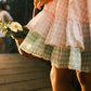 Pocketful of Sunsets dress in rhombus block print