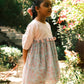 Tassel dress in sky blue butterfly