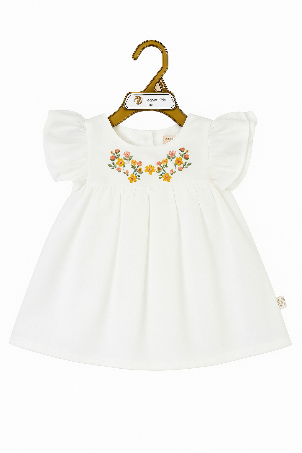 Meadow Blossom Flutter Top & Diaper‑Cover Set