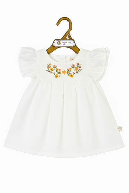 Meadow Blossom Flutter Top & Diaper‑Cover Set