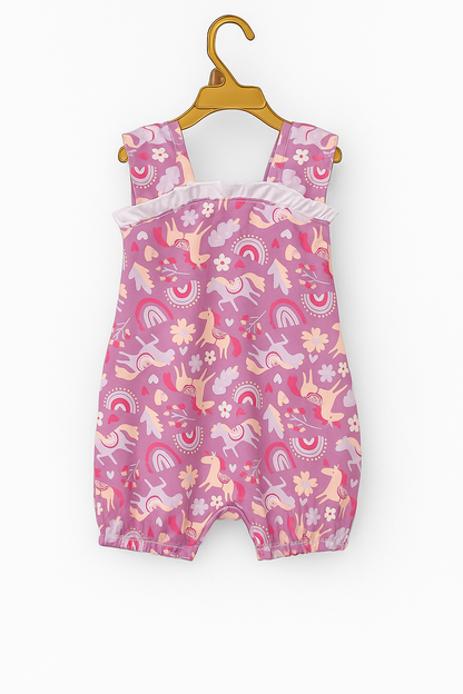 Enchanted Unicorn Meadow Organic Romper