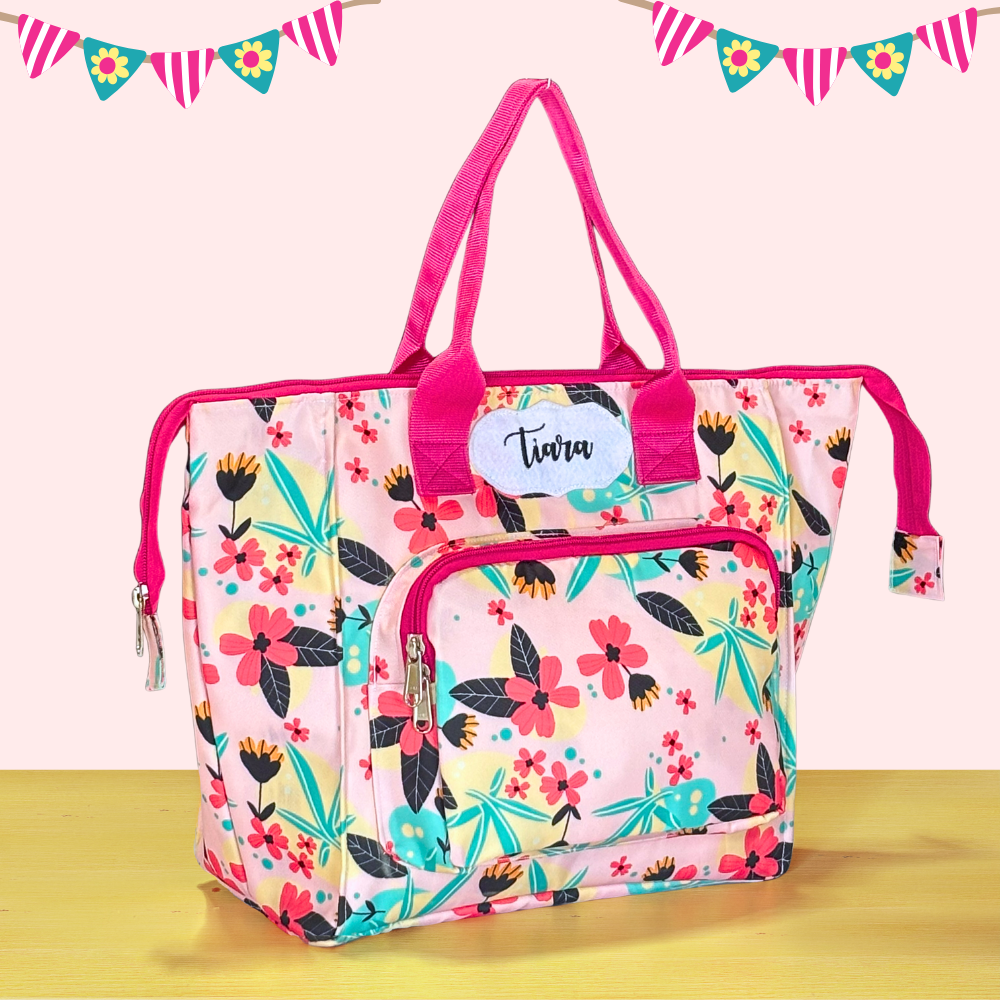 Floral patterned bag for kids