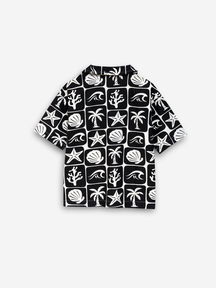 Coast at Midnight Shirt and Short Set