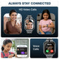 Sekyo Carepal Pro 4G Calling Smartwatch for Kids (Boys & Girls) | Video Call, GPS Tracker, SOS Emergency, Safe Zone Alert, Family Chat | SIM Support | App Control, Habit Coach, Math Games, Pedometer