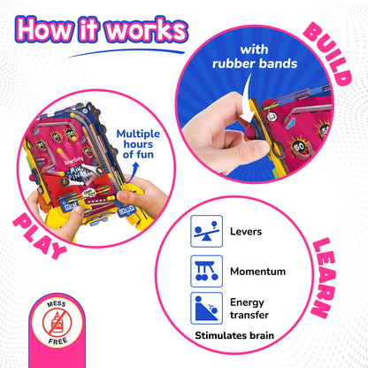 Smartivity Mini Pinball STEM Toy for Kids 6+