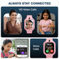 Sekyo Carepal Pro 4G Calling Smartwatch for Kids (Boys & Girls) | Video Call, GPS Tracker, SOS Emergency, Safe Zone Alert, Family Chat | SIM Support | App Control, Habit Coach, Math Games, Pedometer