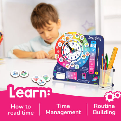 Smartivity Interactive Clock STEM Toy for Kids 6+
