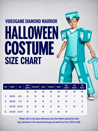 Videogame Diamond Warrior kids' Halloween costume