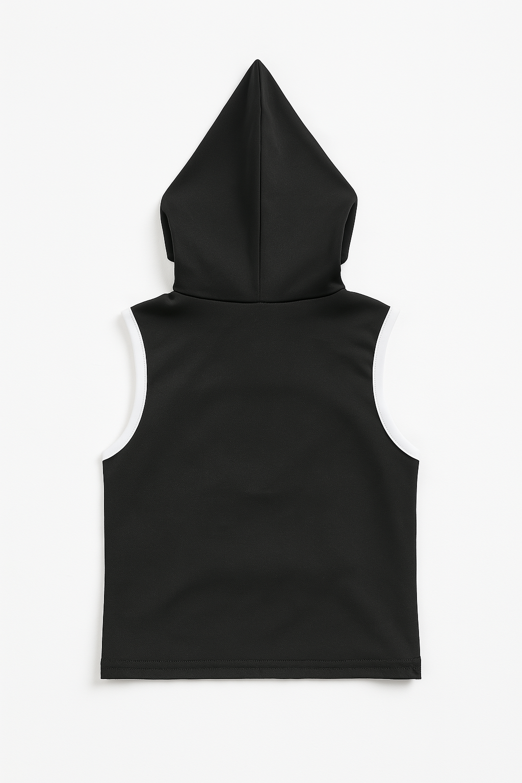 Sleeveless Hooded T-Shirt and Shorts Clothing Set For Girls