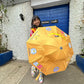 3 Ducklings theme, Unique Spanish Patio Style Kids Umbrella, 5-12 years,Orange - Little Surprise Box3 Ducklings theme, Unique Spanish Patio Style Kids Umbrella, 5-12 years,Orange