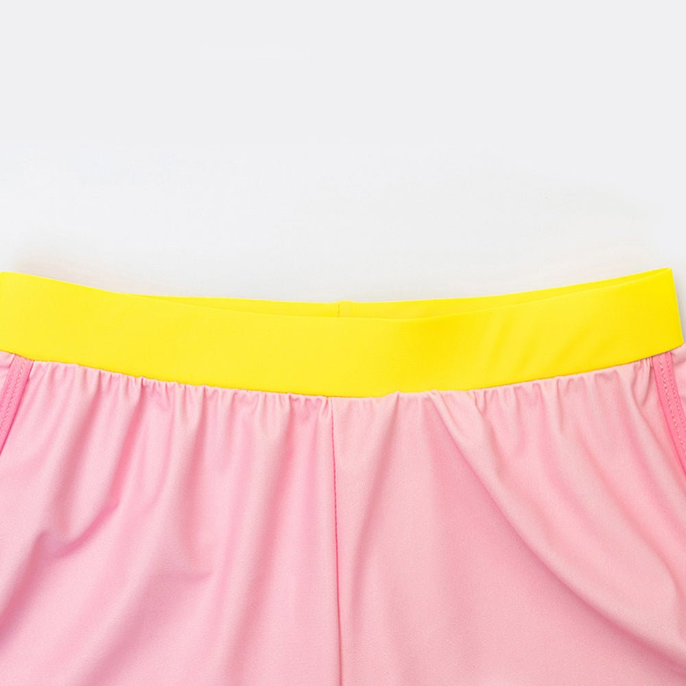 3 pcs Pink ThunderBolt Matching Top,Leggings & Jacket style Swimwear set for Pre teens & Teens - Little Surprise Box3 pcs Pink ThunderBolt Matching Top,Leggings & Jacket style Swimwear set for Pre teens & Teens