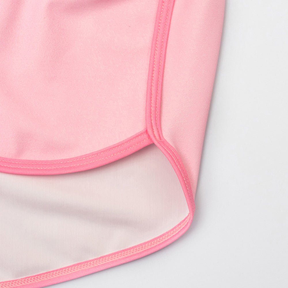 3 pcs Pink ThunderBolt Matching Top,Leggings & Jacket style Swimwear set for Pre teens & Teens - Little Surprise Box3 pcs Pink ThunderBolt Matching Top,Leggings & Jacket style Swimwear set for Pre teens & Teens