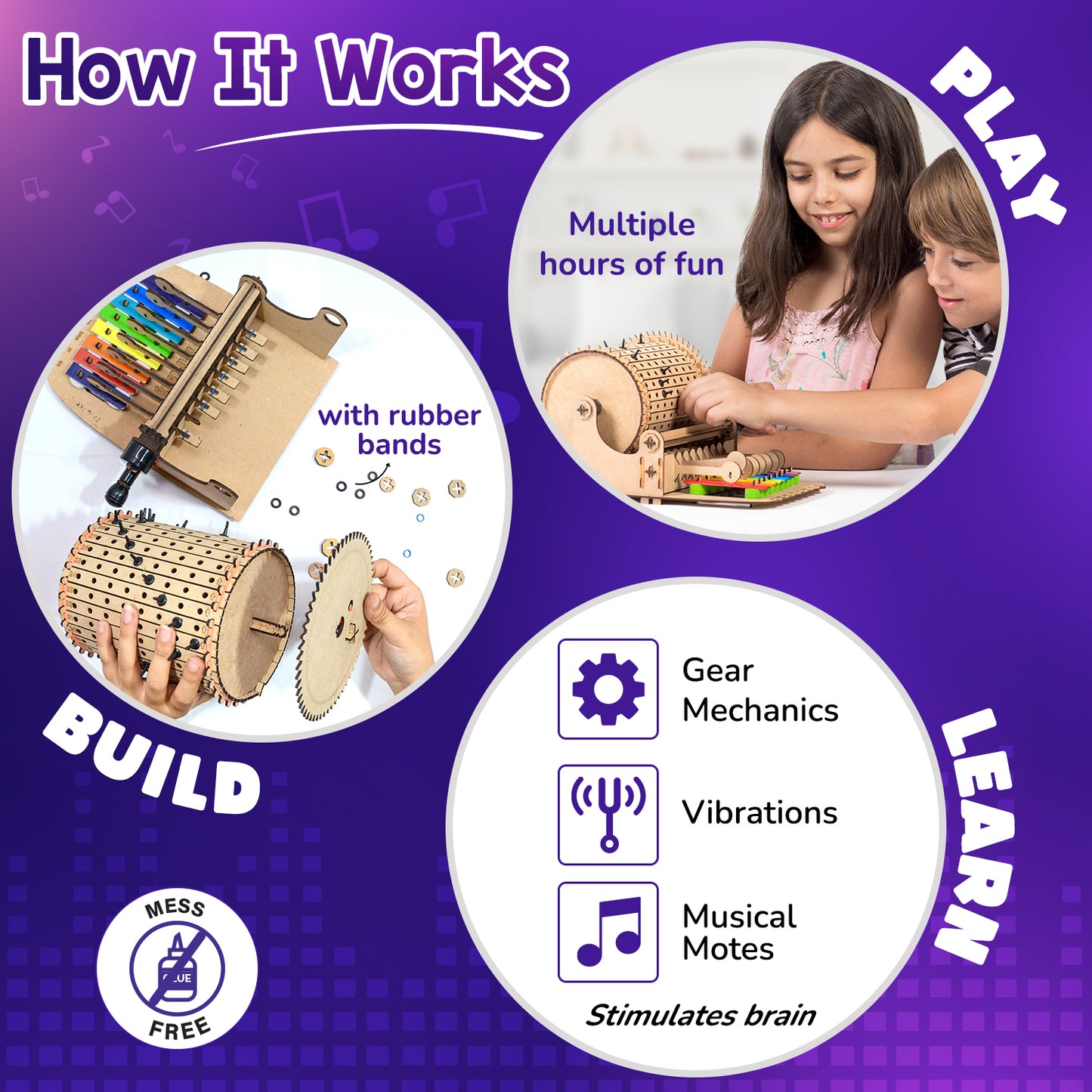 Smartivity Mechanical Xylofun Music Machine STEM Toy for Kids 8+