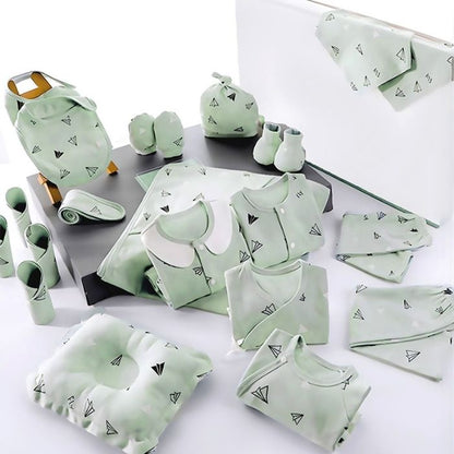 Newborn Baby Boy/Baby Girl 22pcs Gift Box, Mint Green (0 - 12 Months)