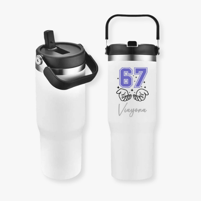 Tumbler With Handle (900 ML)