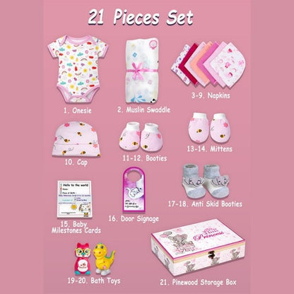 Little Princess Baby Girl Gift Hamper (0-12months)
