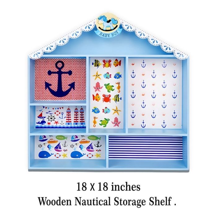 Newborn Baby Boy Wooden Nautical House Gift Hamper (0-12 months)