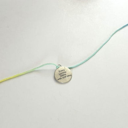 Every journey starts with one step Rakhi