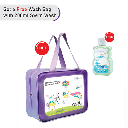 2 Pcs 3D Crocodile T-shirt & Shorts Set, Kids Swimwear with matching Swim Cap, plus Free Wash Bag & Free Swim Detergent