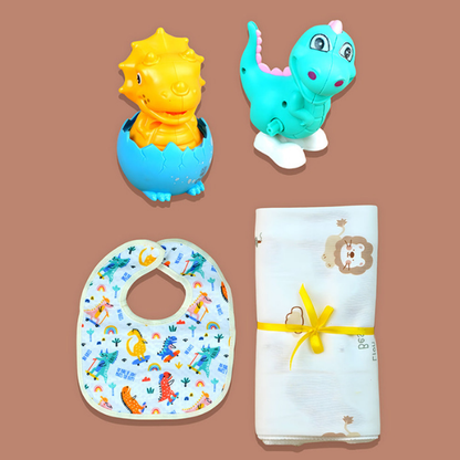 15 pcs Yellow Blessed Home cane basket Neutral gender Newborn Hamper/Giftbox set for Newborn Baby Girl/Boy,0-6 months