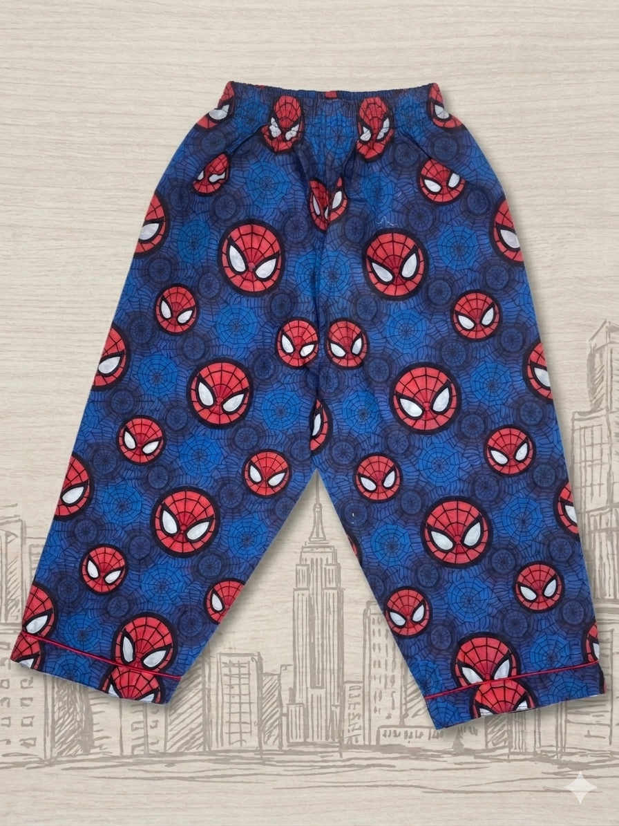 Spiderman Full Sleeves Nightsuit