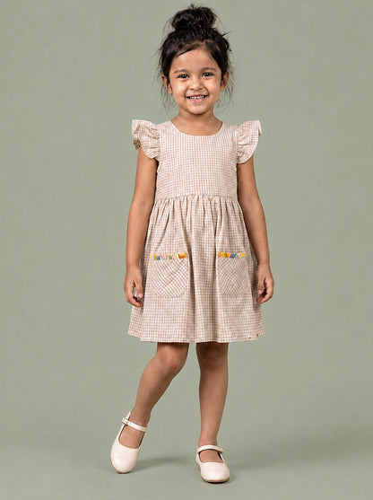 Bow and Pop Dress (Pink)