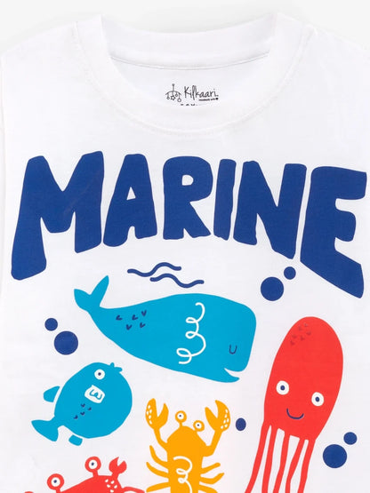Marine Splash Full Pant Sibling Set