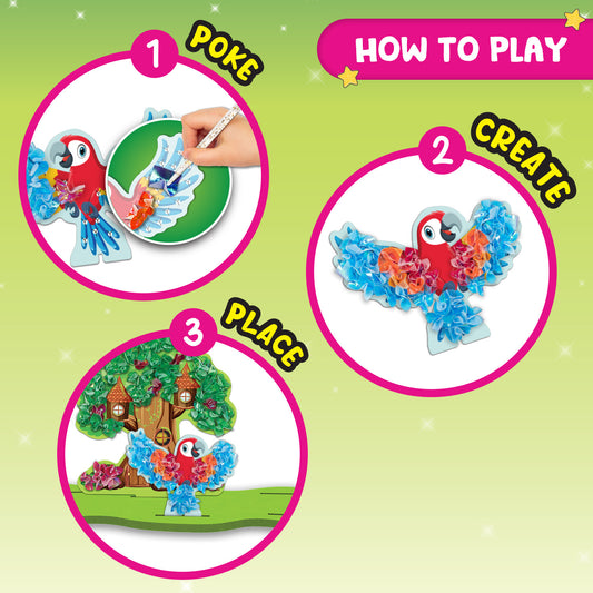 Smartivity POKE 'N' CREATE - Jungle Animal Kingdom STEM Toy for Kids 4+