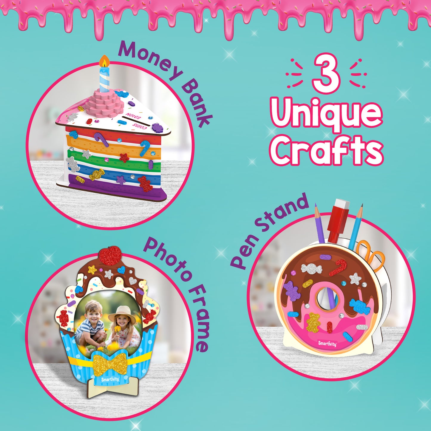 Smartivity Yummy Dessert Craft Box STEM Toy for Kids 4+