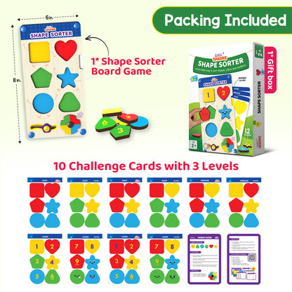 Smartivity Shape Sorter STEM Toy for Kids 2+