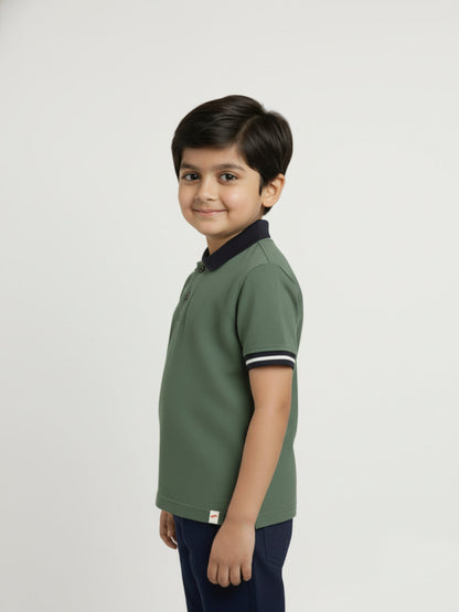 The Classic Little Polo in Olive Green