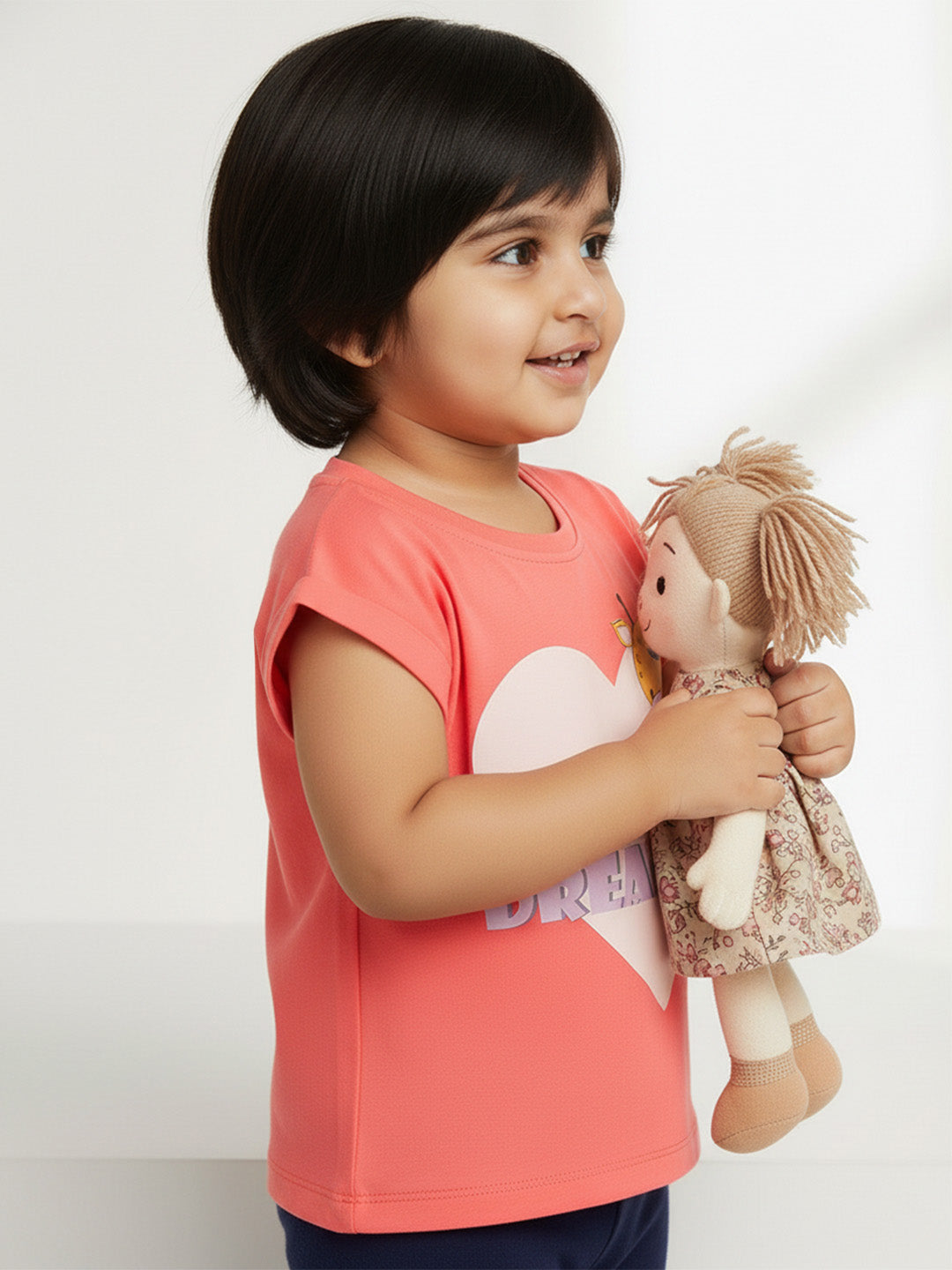 Easy Breezy Pure Cotton Comfort T-shirt in Pink